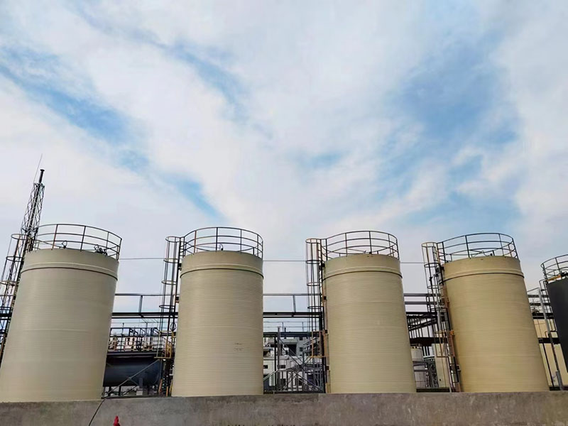 金展防腐PP储罐客户案例-PPH储罐应用