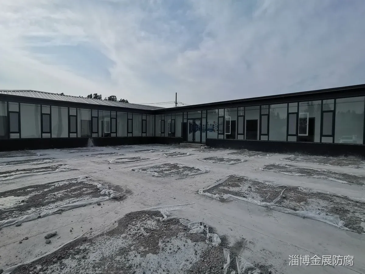 钢衬塑储罐制造现场